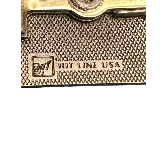 Vintage PAG Seeds belt buckle pewter USA 3" x 2" Farm Farmer - Picture 3 of 3